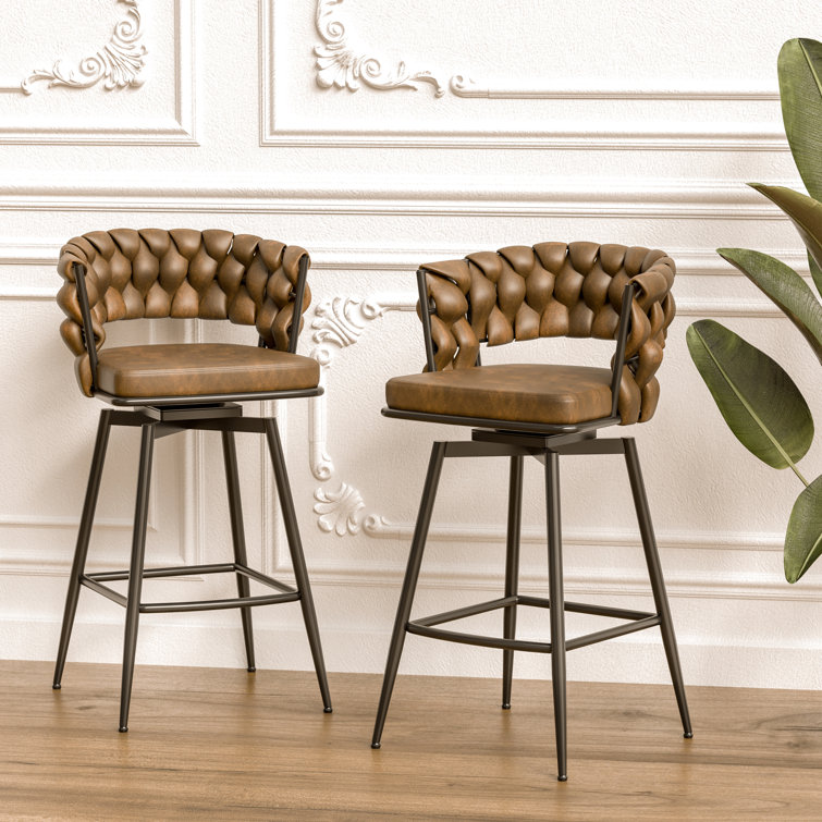 Suede bar outlet stools